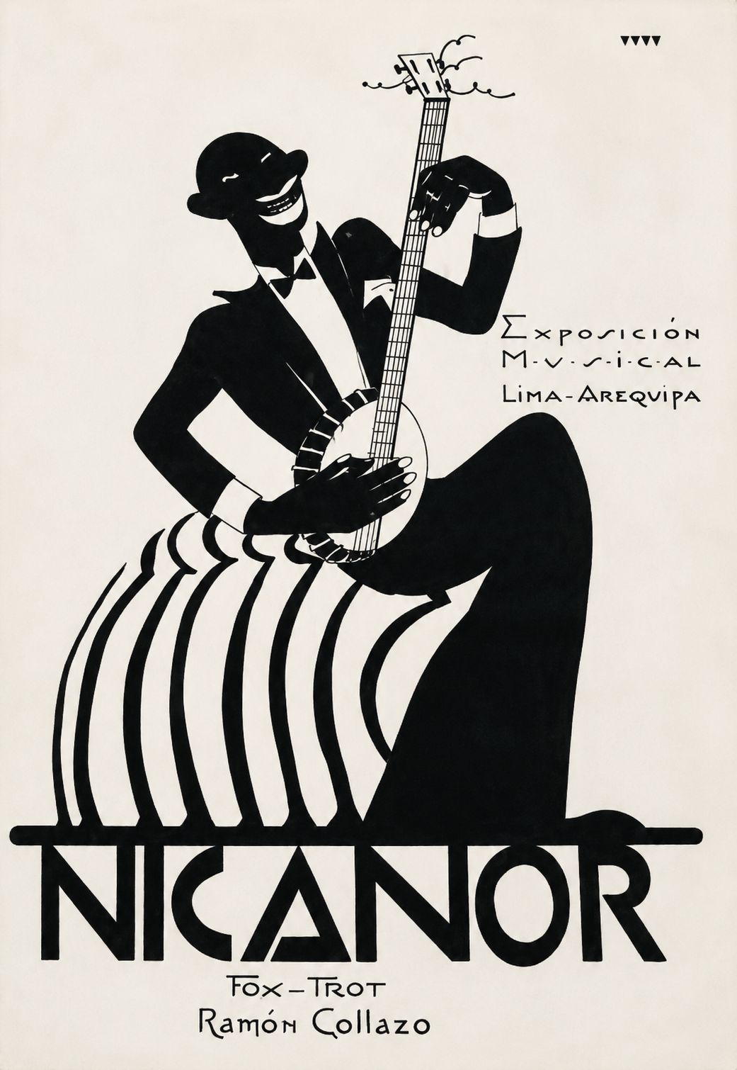 Portada de la partitura «Nicanor»